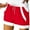 Red, variant on yillto Women Shorts Summer Casual Loose Shorts Pull on Drawstring Elastic Waist Shorts with Pockets