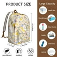 thumbnail image 5 of Lively Sunflower Design Backpack with Secure Laptop Storage, Practical Bookbag for Daily Academic Use, Stylish Yet Functional, Motivational Gift, 5 of 5