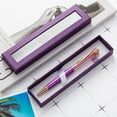 thumbnail image 3 of Lifetechs Exquisite Pencil Case Lining Design Paper Visible Transparent Window Pen Gifts Case for Daily, 3 of 8