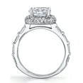 thumbnail image 3 of Metal Masters Womens Sterling Silver 925 2ct. Engagement Wedding Ring Cubic Zirconia Baguette Band, 3 of 6