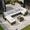 Light Gray, variant on BaPiPro 9-Piece Outdoor Rattan Modular Patio Sofa Set with Thick Beige Cushions, Multi-Use Ottoman and Easy-Clean Coffee Table for Garden and Patio Leisure Use