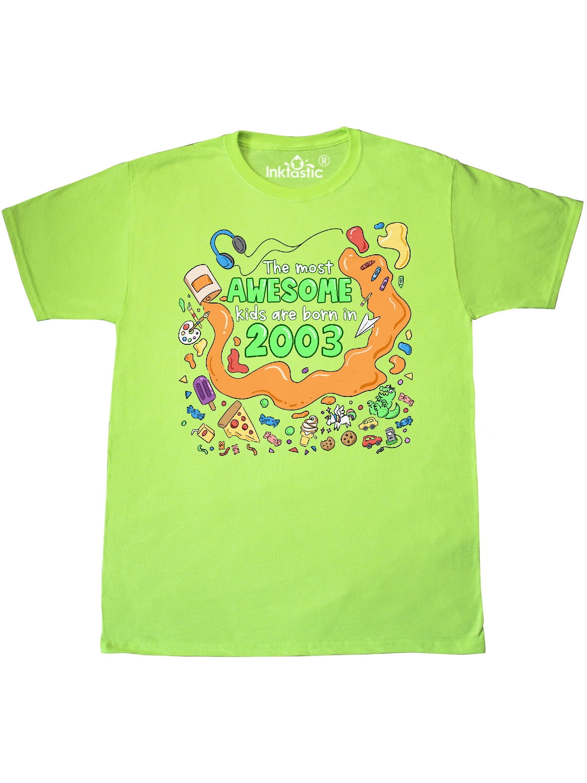 INKtastic The Most Awesome Kids Are Born In 2003 T Shirt Walmart