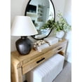 thumbnail image 4 of My Texas House 22" Urn Table Lamp, Distressed Texture, Black Finish, LED Bulb Included, 4 of 9