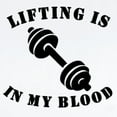 thumbnail image 2 of CafePress - Lifting Is In My Blood Body Suit - Long Sleeve Cotton Baby Bodysuit, 2 of 4