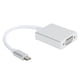 thumbnail image 2 of Adaptador TypeC a VGA Convertidor compacto plateado macho a hembra compatible con OS X, 2 of 14