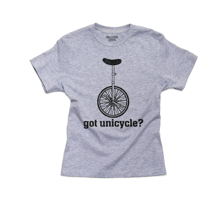 svale møl Smidighed Got Unicycle? - Hilarious Unicycle Graphic Design Girl's Cotton Youth Grey T -Shirt - Walmart.com
