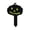 Black5, variant on BotaniNest Halloween Decorations Halloween Lighted Acrylic Pumpkin Garden Stake Assorted Pumpkin Faces Outdoor Glowing Jack O’ Ornament For Porch Garden Yard All Styles Included