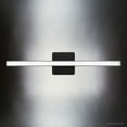 thumbnail image 3 of Luxury Minimalist Bath Light, Large Size: 4.079''H x 2.09''W, with Mid Century Modern Style Elements, Matte Black Finish, UHP4813 from the Mandan Collection by Urban Ambiance, 3 of 5