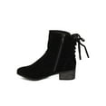 thumbnail image 4 of New Women Breckelles Houston-14 Faux Suede Back Lace Up Chunky Heel Boot, 4 of 6
