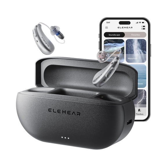ELEHEAR Beyond OTC Hearing Aids, AI Speech Enhancement, Bluetooth 5.3