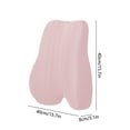 thumbnail image 4 of Cojín lumbar para silla de oficina | Respaldo ergonómico de espuma para la zona lumbar | Para silla de coche o de escritorio | Alivia la fatiga y mantiene una buena postura, 4 of 7