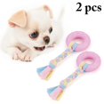 thumbnail image 1 of 2PCS Rubber Squeaky Toy Circle Creative Rubber Pet Bite Toy Dog Chew Toy, 1 of 10
