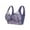 Blue, variant on Sport Bra Women No Underwire Bra Feature V-Neck Demi & Balconette Bra Style W-1696 Black XL