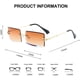 thumbnail image 3 of Gafas de sol rectangulares sin montura para mujer/hombre, gafas con montura de Metal ultraligeras, gafas cuadradas UV400 a la moda, Unisex Zhivalor  Lentes de Sol Unisex, 3 of 4