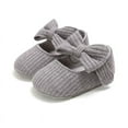 thumbnail image 2 of Fymall Newborn Infant Baby Soft Sole Bow-knot Crib Shoes, 2 of 5