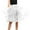 Blanc, variante sur Jupe Asymétrique Taille Haute à Lacets avec Fente avant Jupes pour Femmes Jupe Courte à Carreaux Mignonne pour Adolescentes Jupe à Franges Rave Boutonnée Jupes Femmes Décontractées Robe de Bal en Maille pour Femmes Tutu de Ballet Noir G