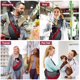thumbnail image 5 of Eslinga para perros, bolsa de transporte para perros y gatos, bolsa de transporte ajustable para el hombro, bolsa de transporte de malla transpirable, adecuada para cachorros de menos de 5 kg, 37 x 2 JAMW Sencillez, 5 of 5