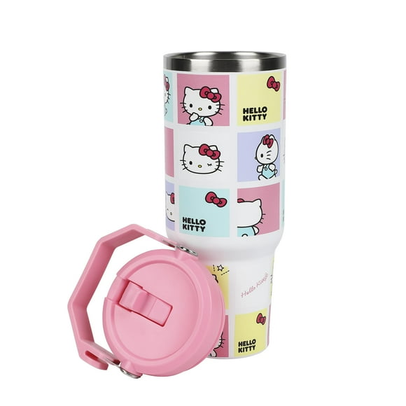 Bioworld Hello Kitty Vaso Térmico de Acero Inoxidable 1.2L