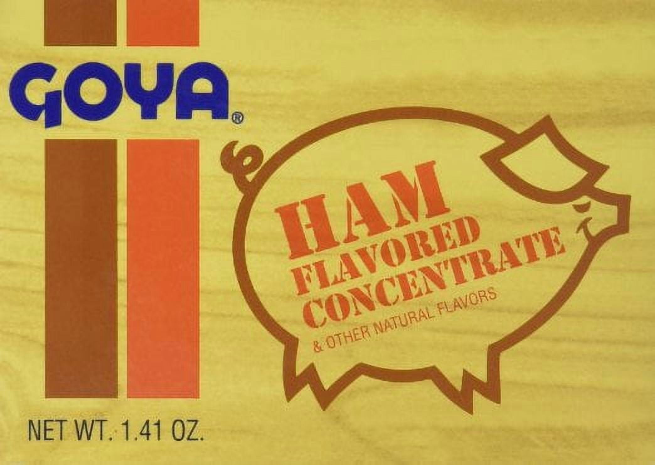 (7 pack) GOYA Ham Flavored Concentrate Reduced Sodium, 1.41 Oz