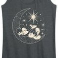 thumbnail image 3 of Disney - Mickey On Celestial Moon - Women's Racerback Tank Top, 3 of 5