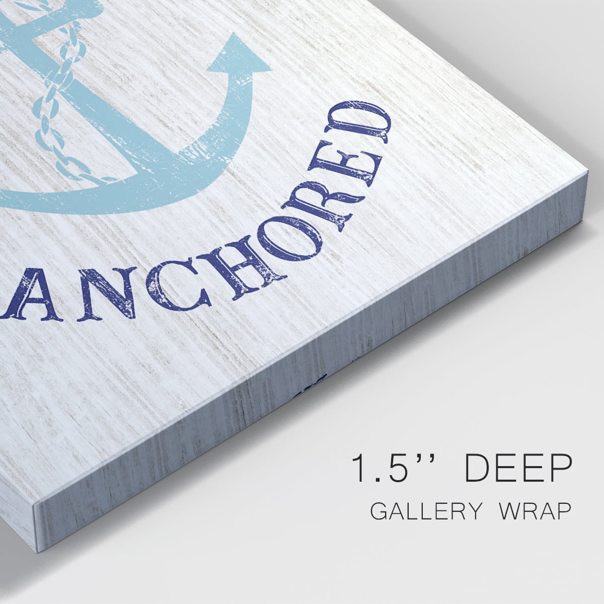 Stay Anchored Premium Gallery Wrapped Canvas - Ready to Hang