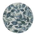 thumbnail image 2 of PIKWEEK Fitted Tablecloth for Round Table,Pastoral Blue Leaves White Table Cover with Elastic Edge Waterproof Table Cloth,Retro Watercolor Plant Circle Table Covers for Kitchen Indoor, 2 of 7