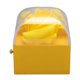 thumbnail image 3 of Rose Ring Box Exquisite Romantic Multi Purpose Velvet Flower Ring Case for Proposal Wedding Yellow, 3 of 3