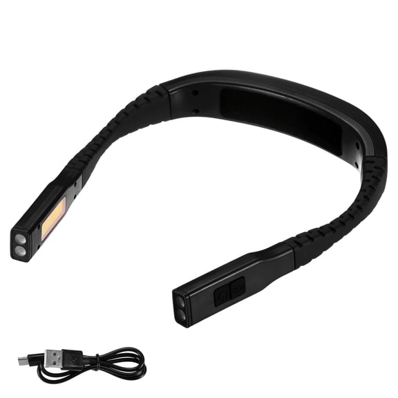 Uxcell Grill Light for Outdoor Barbecue Grilling Accessories, ABS Material LED Neck Reading Light for Camping/Knitting/BBQ [Black]