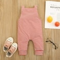 thumbnail image 2 of MuZeFu Baby Girl Clothes Clearance under $5 Toddler Kids Baby Girls Fashion Cute Newborn Infant Baby Boys Girls Sleeveless Striped Romper Jumpsuit Clothes, 2 of 7