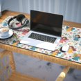 thumbnail image 3 of Long Mouse Pads for Desk,Colorful Princess Flower Fairy Pattern Desk Mats on Top Of Desks, Desk Mouse Pad Extra Large with 3mm Non-Slip Base and Stitched Edge for Gaming,Office,Work,Home 35.4"x15.7", 3 of 6