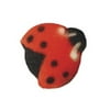 Lady Bug Edible Sugar Toppers - 24 Count