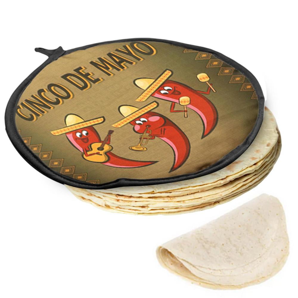 Tohuu Tortilla Warmer Pouch 12 Inch Tortilla Insulated Pouch Food
