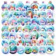 thumbnail image 1 of Paquete de pegatinas Ocean Animal Botella, 50 unidades, vinilo impermeable, 1 of 2