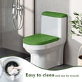thumbnail image 4 of HELLHERO Green Tractor Field Toilet Lid Covers & Toilet Seat Covers with Adjustable Elastic Fabric for Stretch Fit, Easy Care, 4 of 8