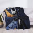 thumbnail image 6 of Halloween Decorations Throw Blanket for Couch, Halloween Starry Night Pumpkin Halloween Blanket Fuzzy Throw Blanket, Halloween Decor Cuteness Plush Flannel Blanket & Throws, 6 of 7