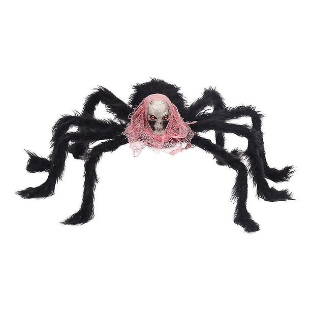 100 piezas de decoración realista de araña de Halloween, araña de