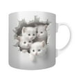 thumbnail image 2 of AuroraX Ceramic Cat Mug Travel Cute Novelty 12 Oz Christmas Cat Coffee Mug Funny Dishwasher and Microwave Safe Cup Birthday Gifts for Women Men Office Coworkers, 2 of 3