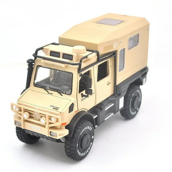 1: 32 Mercedes Benz Unimog Die Cast Metal Alloy Model Car Sound and Lighting Pullback Series Children's Toy Gifts