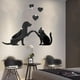 thumbnail image 1 of Pegatinas decorativas de pared acrílicas con diseño de animales | Vinilos decorativos removibles de perros y gatos | Arte de pared reflectante autoadhesivo para sala de estar, dormitorio infantil, 1 of 6