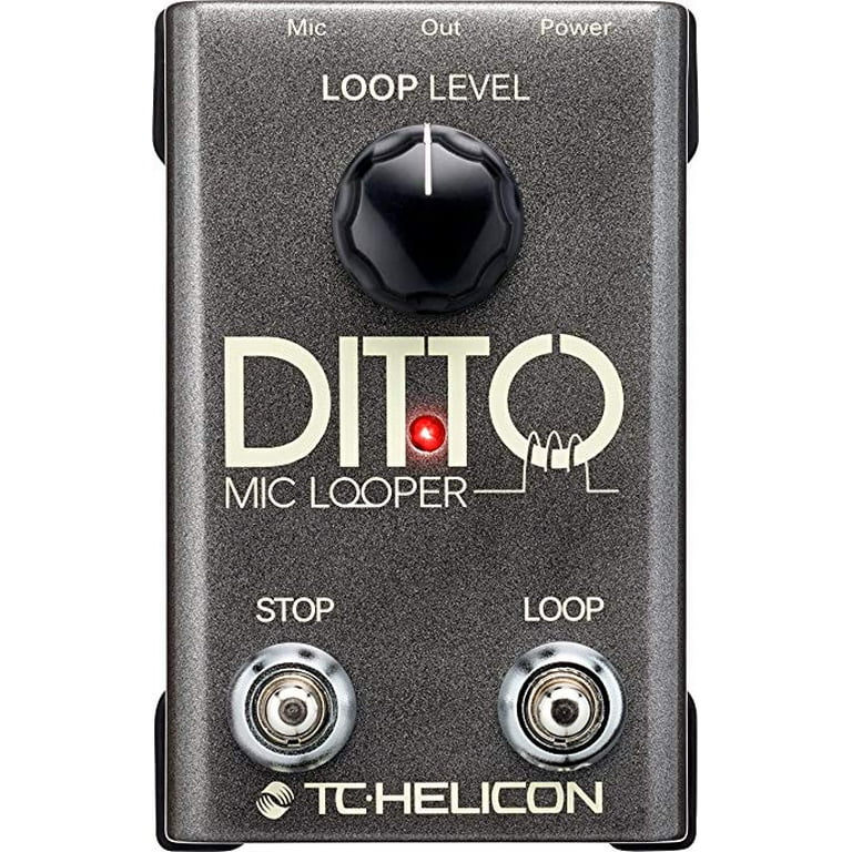 TC-Helicon Ditto Mic Looper Pedal for Microphones with Automatic 