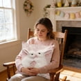thumbnail image 5 of HuiXinOu Easter Printed Pillow Cover, Bunny Faux Embroidery Sofa Cushion, Holiday Home Decor for Spring Living Room, 5 of 6