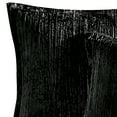 thumbnail image 3 of Jay 7 Piece King Comforter Set, Polyester Velvet, Deluxe Texture Black- Saltoro Sherpi, 3 of 5
