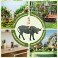 thumbnail image 2 of ICERUN Garden Statues,Resin Girl Riding Water Buffalo Sculpture Garden Decorations,Garden Accessory Outdoor Statues,Style4, 2 of 7