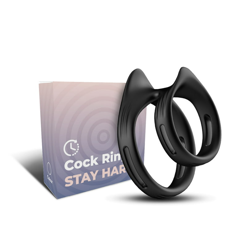 Buy Men Premium Stretchy Double Silicone Lock Ring Online at