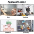 thumbnail image 3 of Shower Cap, 4-Pack Shower Caps for Women, Double Waterproof Layer Shower Cap, Reusable Hair Caps, 3 of 5