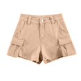 thumbnail image 6 of Summer Saving Clearance AXXD Woman Shorts Under 10 Denim Pocket Casual High Waist Loose Straight Buttons Shorts Pants Summer Holiday Deals on womens, 6 of 9