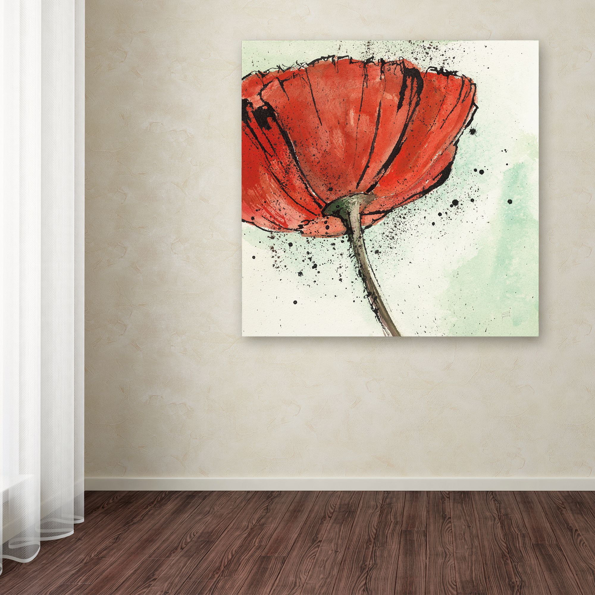 Trademark Fine Art 'Not a California Poppy I' Canvas Art by Chris Paschke