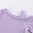 thumbnail image 5 of Girls Dress One Shoulder Flared Flowy Dresses Summer Dresses 3-6 Months, 5 of 8