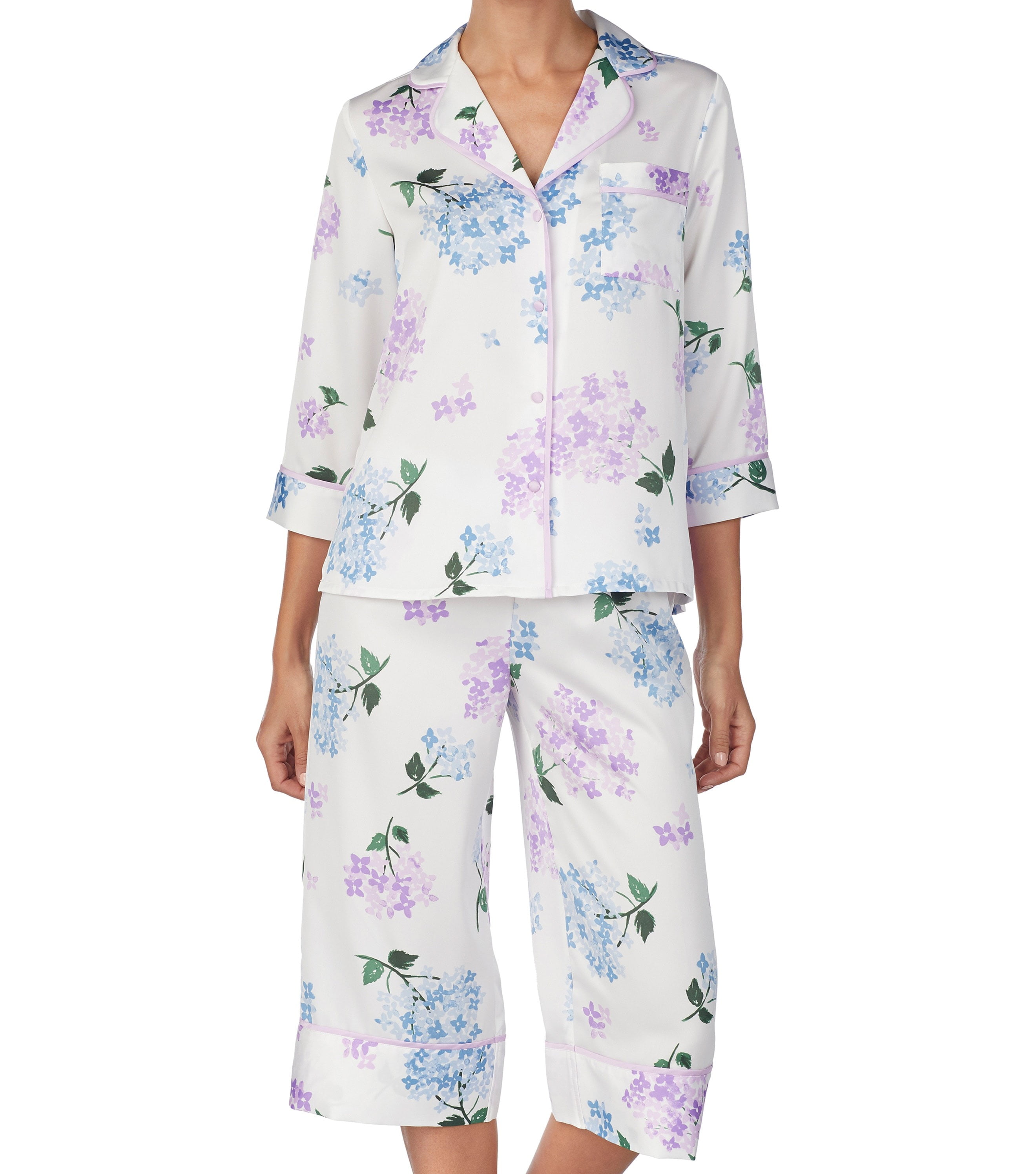 Kate Spade New York Womens Sleepwear Medium Pajama Sets Floral M
