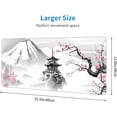 thumbnail image 5 of Japanese Gaming Mouse Pad XL,Cherry Blossom Extended Large Desk Mat,Large Mouse Pad for Desk,Non-Slip Rubber Base Stitched Edge 80 x 30 cm, 5 of 15